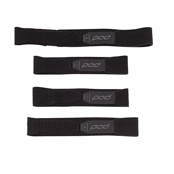 Set Cinchas Con Velcros Pod Negro (Una Rodillera) |KP330-014|