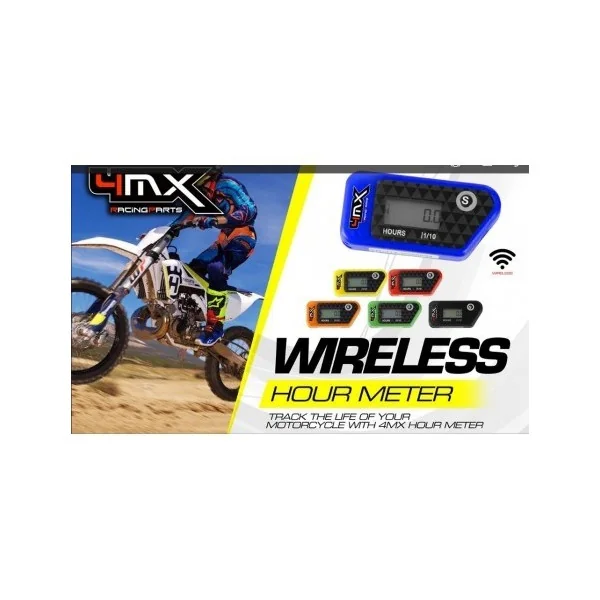 Conta Horas Wireless 4MX Negro