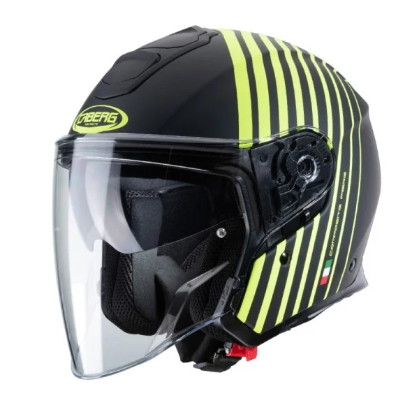 Casco Caberg Flyon Bakari Negro Amarillo Fluor |34904406|