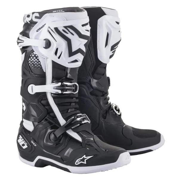 Botas Alpinestars Tech 10 Negro Blanco |2010020-12|