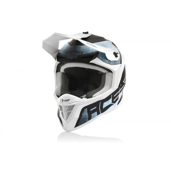 Casco Acerbis Linear Blanco Azul |0024473.893|