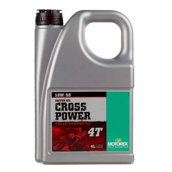 Aceite Motorex Cross Power 4T 10W/50 4litros