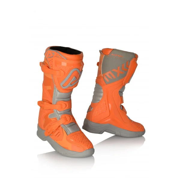 Botas Infantil Acerbis X-Team Jr Naranja Gris |0024249.207|