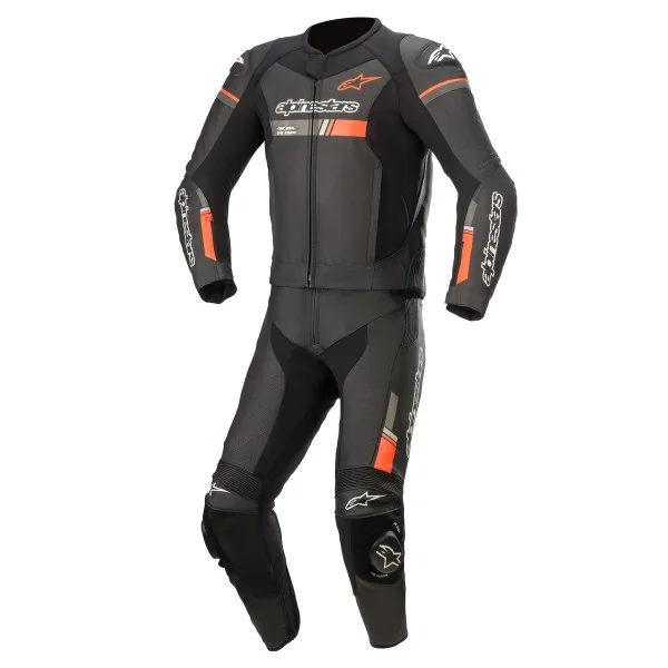 Mono Alpinestars GP Force Chaser Leather 2Pz Negro Rojo |3160321-1030|