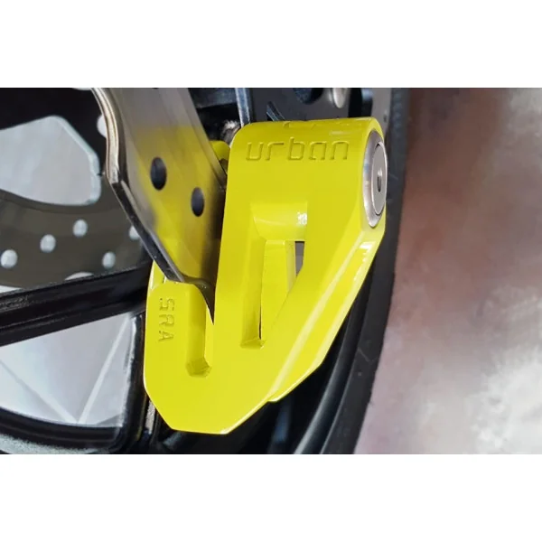 Candado Urban  Hi-Tech DISC LOCK ø10mm SRA INOX steel YELLOW |UR210Y|