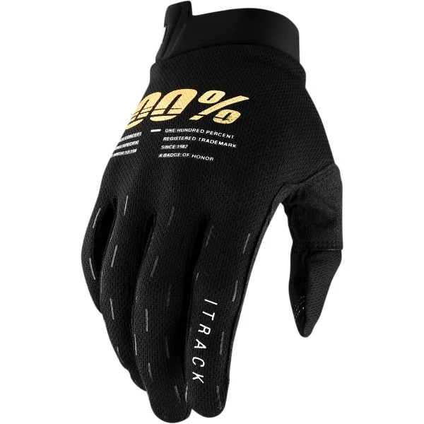 Guantes 100% Itrack Amarillo Fluor |33306591|