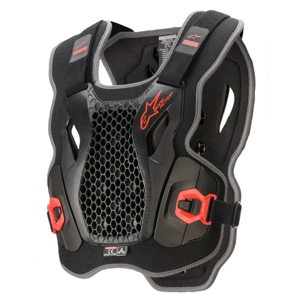 Peto Alpinestars Bionic Action Negro Rojo |6700421-13|