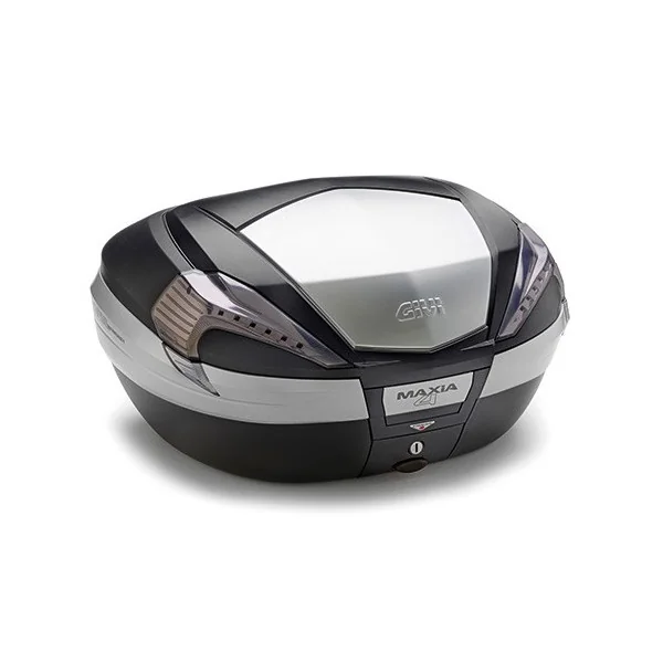 Maleta Givi MonoKey 56 Litros V56 Maxia 4 Negro Base N con Tapa Alum Cat Ah V56N