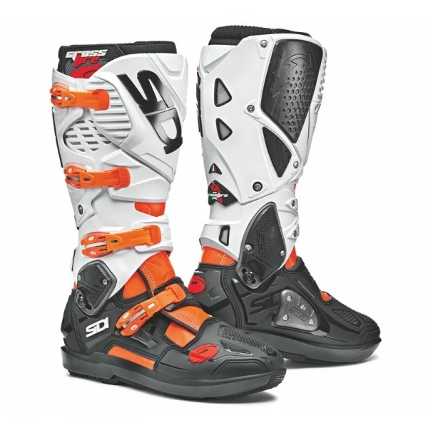 Botas Sidi Crossfire 3 SRS Naranja Negro Blanco |BOSOF321624|