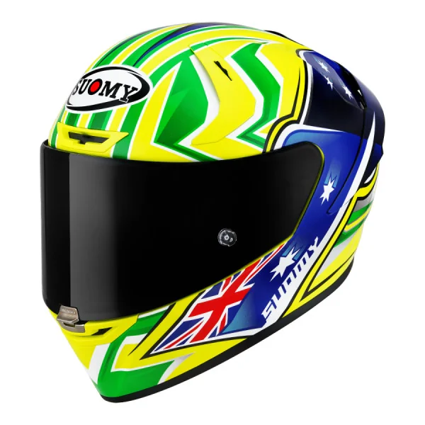 Casco Suomy SR-GP Top Racer Amarillo Azul |110064000|