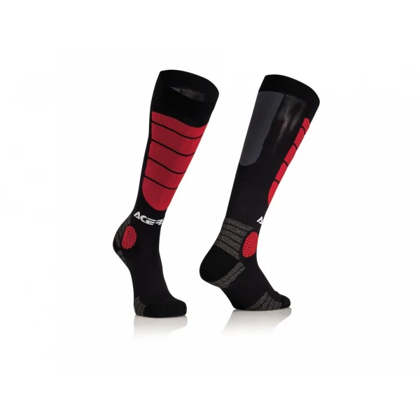 Calcetines Acerbis Mx Impact Negro Rojo |0021633.323|