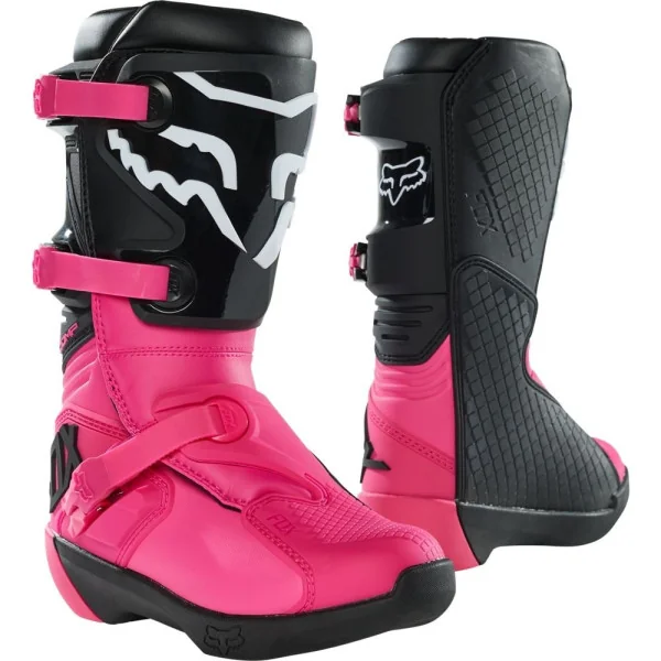 Botas Fox Infantil Comp Negro Rosa |27689-285|