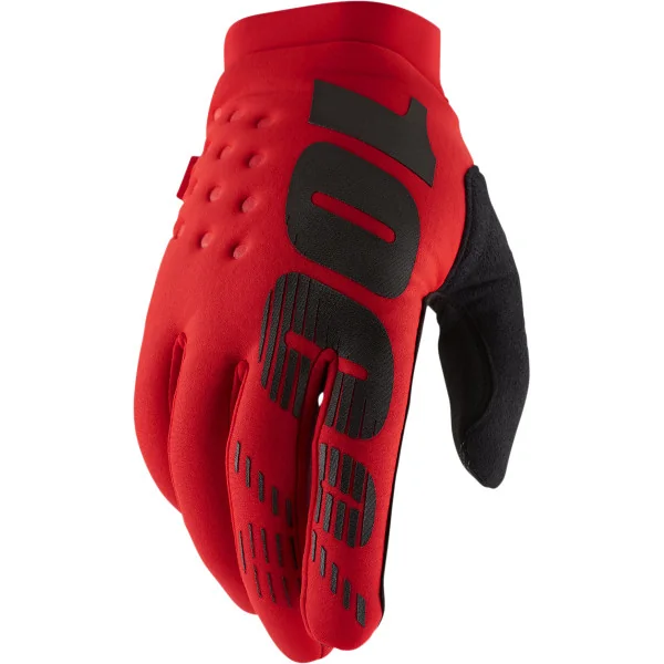 Guantes 100% Brisker Rojo |33307111|