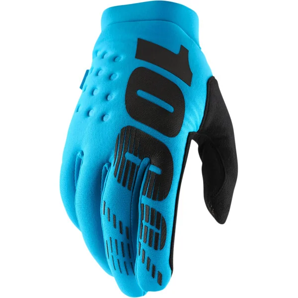 Guantes 100% Brisker Turquesa |33307119|