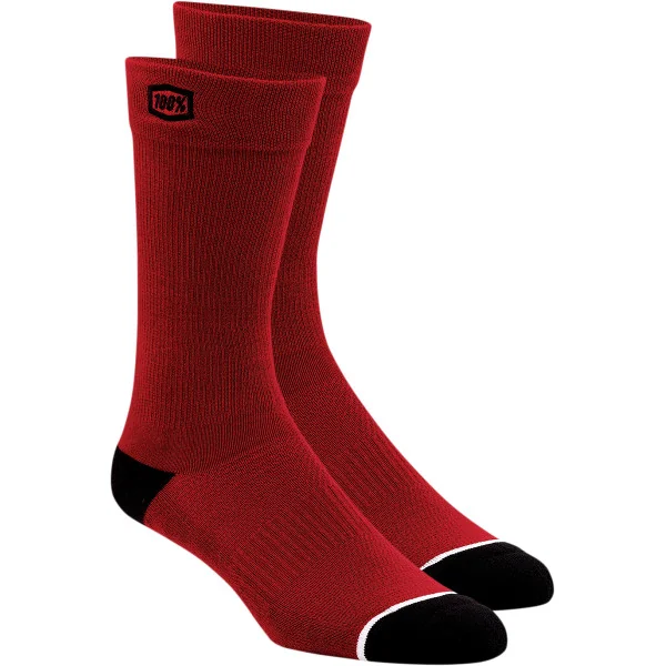 Calcetines 100% Solid Rojo |34310610|