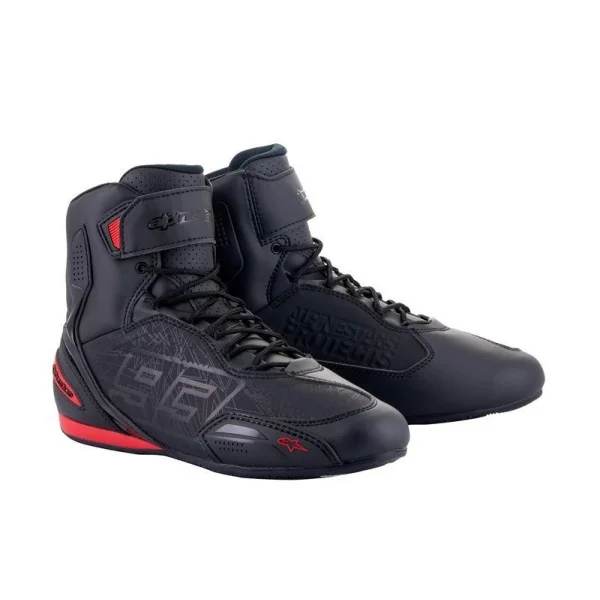Zapatillas Alpinestars Austin MM93 Negro Rojo |2510919-1303|