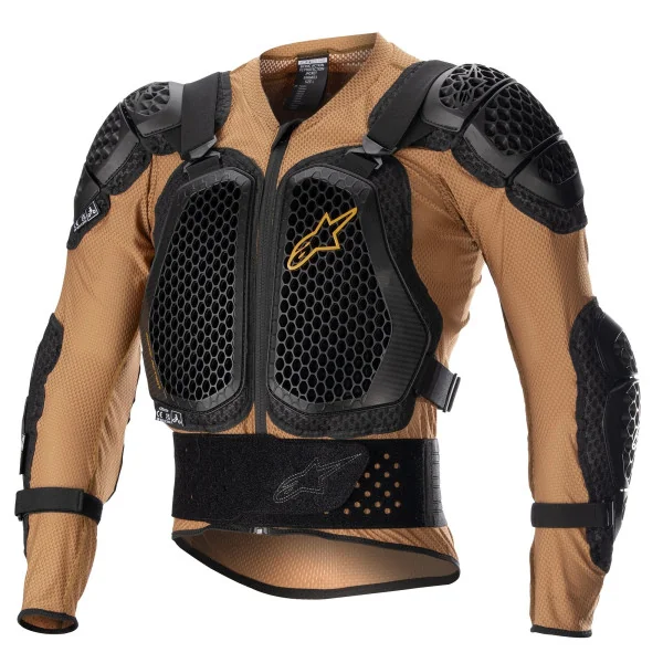 Peto De Protección Alpinestars Bionic Action V2 Sand Negro Tangerine |6506823-81