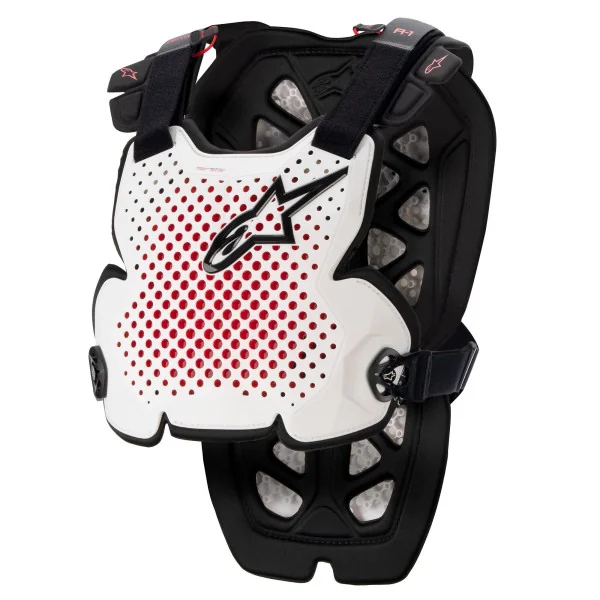 Peto Alpinestars A-1 Pro Blanco Negro Rojo |6700123-213|