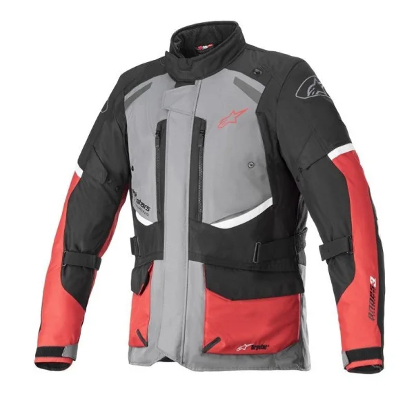 Chaqueta Alpinestars Andes V3 Drystar Gris Negro Rojo |3207521-9018|