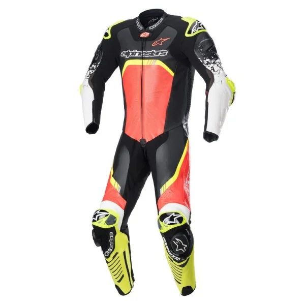Mono Alpinestars Gp Tech V4 1 Pc Negro Rojo Amarillo |3156822-1355|