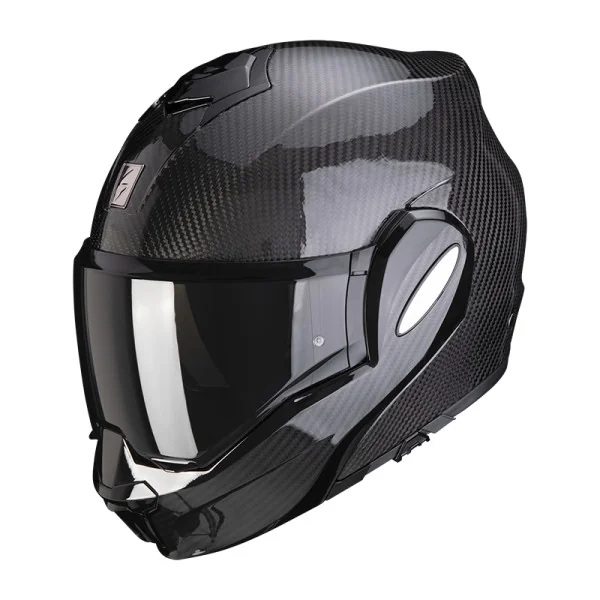Casco Scorpion Exo-Tech Evo Carbon Solid Negro |118-261-03|