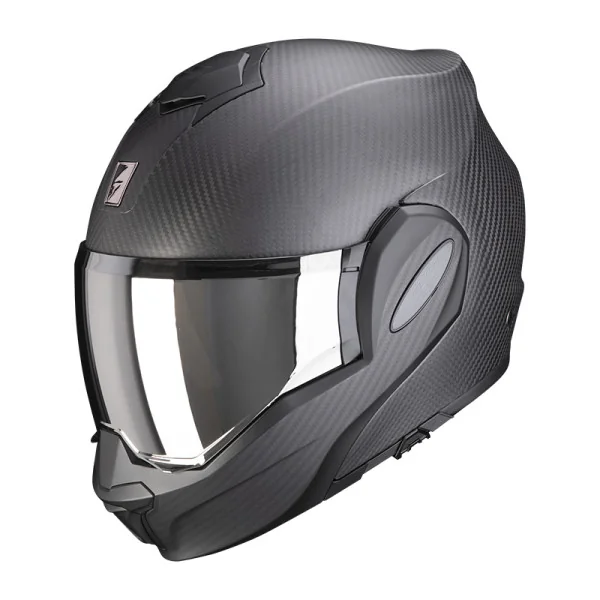 Casco Scorpion Exo-Tech Evo Carbon Solid Negro Mate |118-261-10|