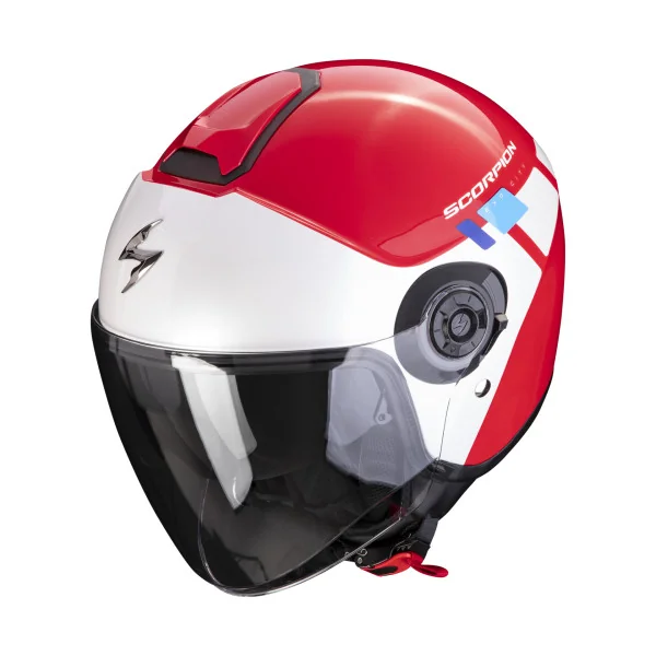 Casco Scorpion Exo-City II Mall Rojo Blanco Azul |183-422-316|
