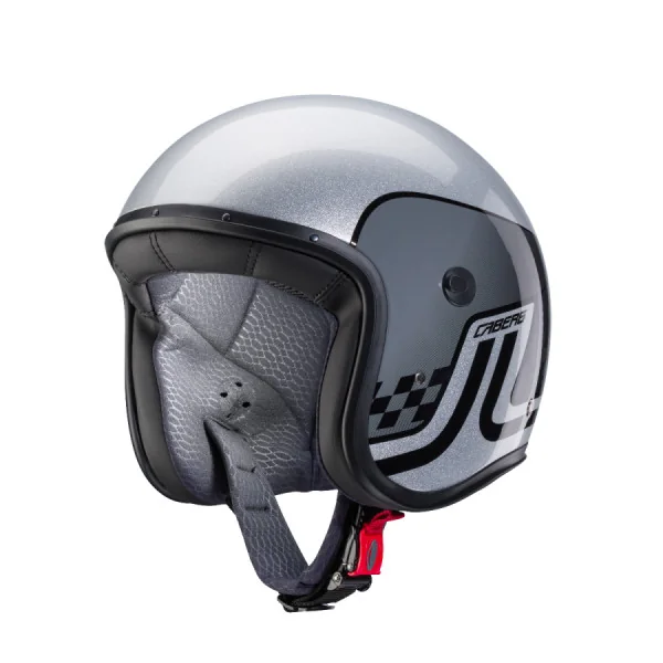 Casco Caberg Freeride Trophy Plata Negro Gris |C4CX00L5|