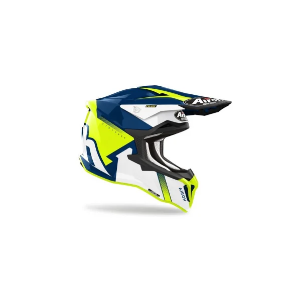 Casco Airoh Strycker Blazer Amarillo Brillo |STBL31|