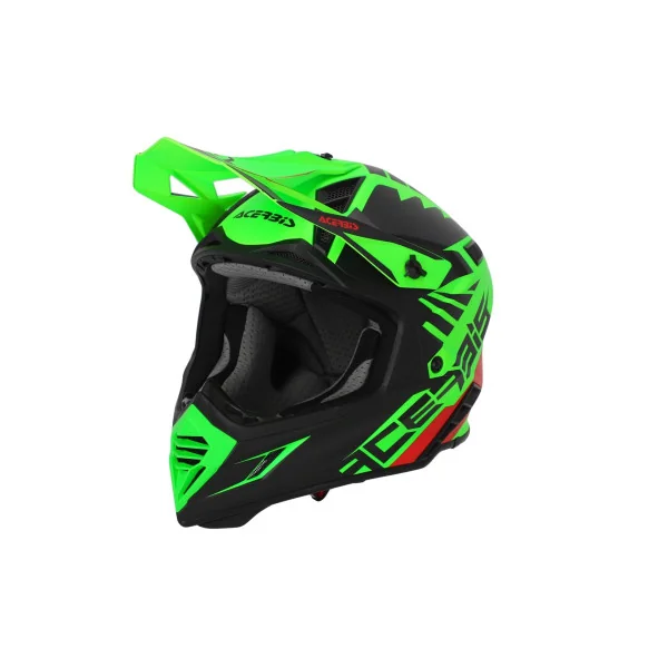 Casco Acerbis X-Track 2206 Verde Fluor Negro |0025032.441|