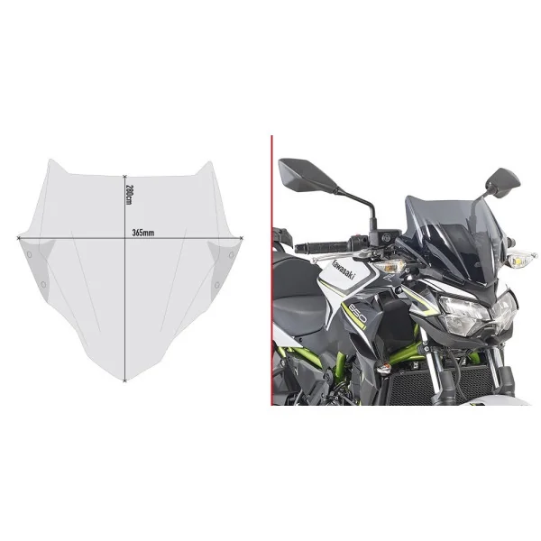 Cupula Givi P/Kita Kawasaki.Z650.20