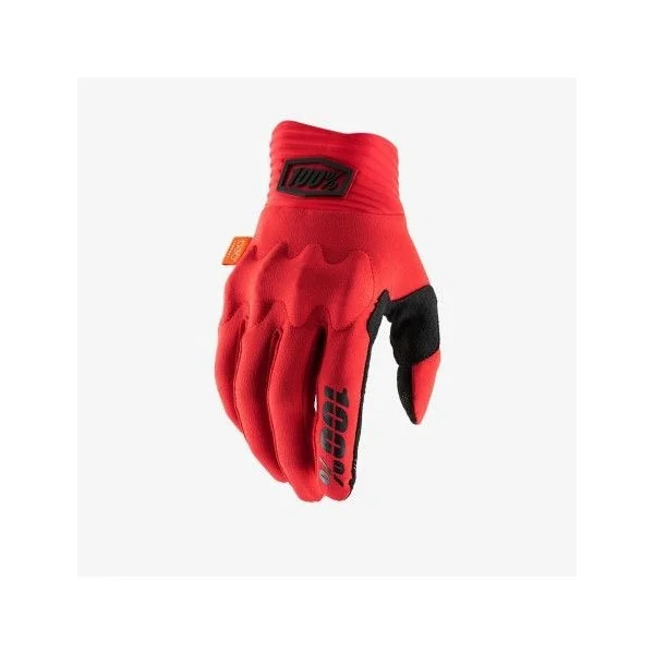 Guantes 100% Cognito Rojo Negro |1001400020|