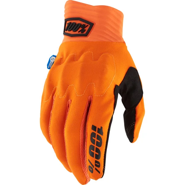 Guantes 100% Cognito Naranja Fluor |33307539|