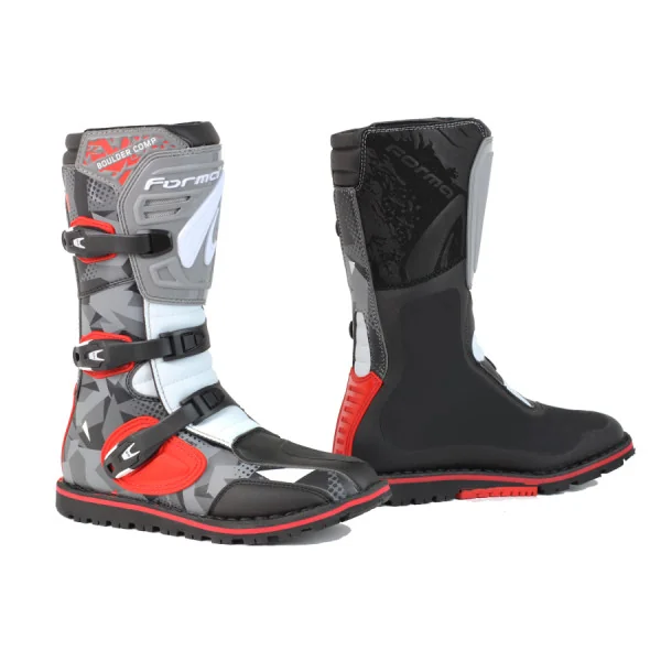 Botas Forma Boulder Comp Camo Rojo Blanco Gris |FORC640-80109815|