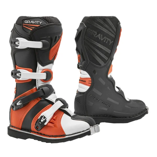 Botas Forma Infantil Gravity Negro Naranja |FORC550-9916|