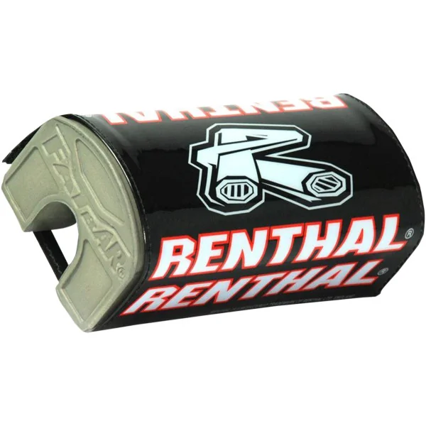 Almohadilla De Manillar Renthal Fatbar Negro Rojo Blanco /06013171/