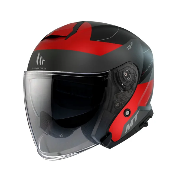 Casco Mt Thunder 3 Sv Jet Cooper A5 Rojo Mate |11209500533|