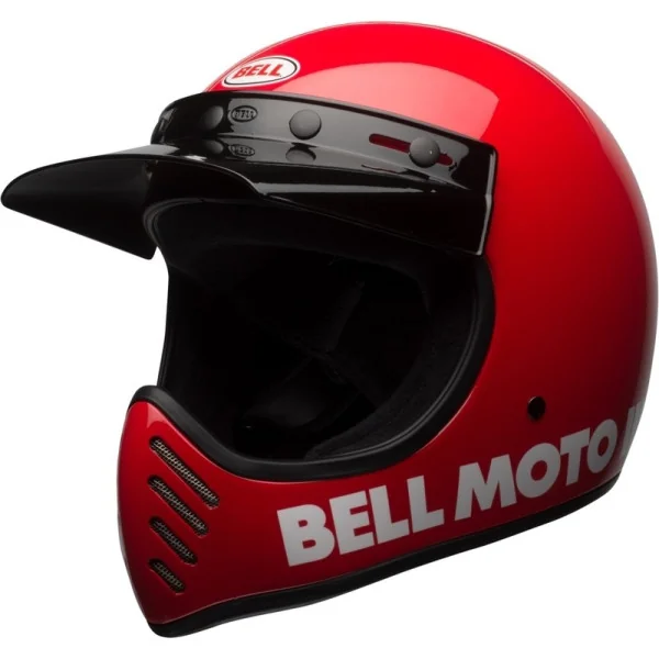 Casco Bell Moto 3 Classic Rojo Brillo |8007745005|