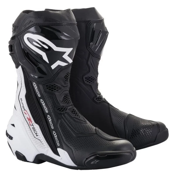 Botas Alpinestars Supertech R Vented Negro Blanco |2220121-12|