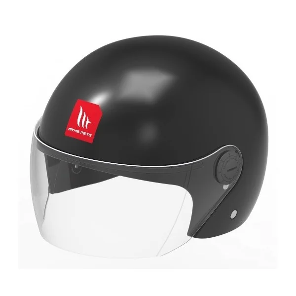 Casco Mt Street S Solid Negro Brillo |133800001110|