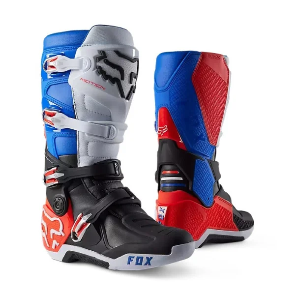 Botas Fox Motion Unity Limited Edition Azul Rojo |30411-574|