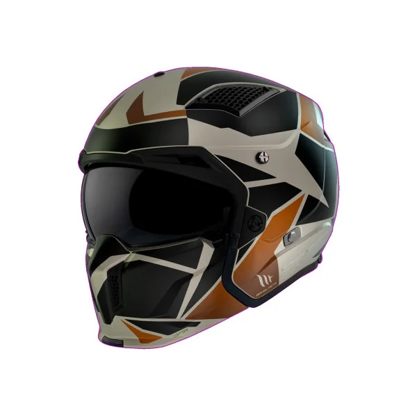 Casco Mt Sv Streetfighter Sv S P1R Marrón Negro Mate |13279961903|