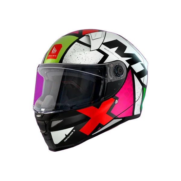 Casco Mt Revenge 2 S Light Rosa Amarillo Blanco Perla Brillo |13269372003|