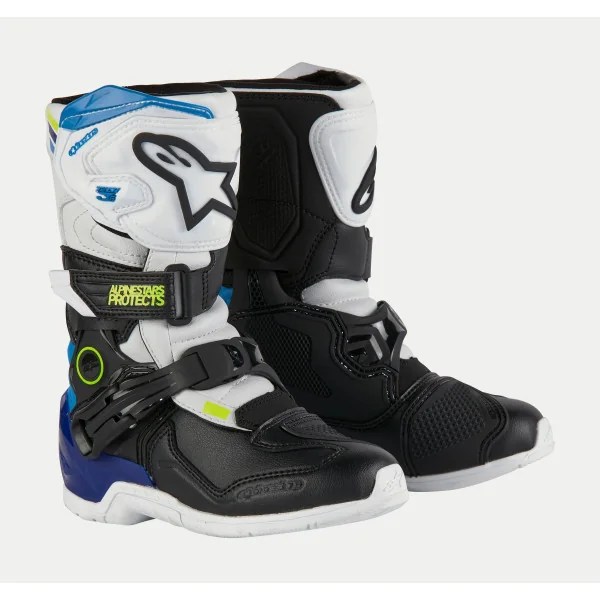 Botas Alpinestars Kids Tech 3S Blanco Negro Azul |2014524-2179|