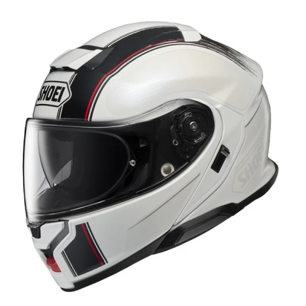 Casco Shoei Neotec 3 Satori Blanco Negro Rojo |CSNE32006|