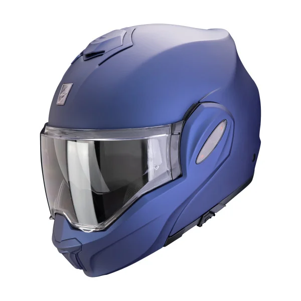 Casco Scorpion Exo-Tech Evo Pro Solid Azul Metal Opaco |119-100-324|