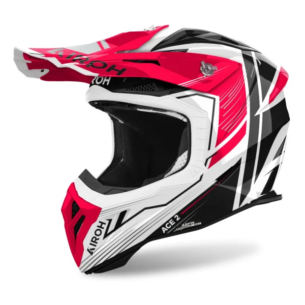 Casco Airoh Aviator Ace 2 Engine Rojo Brillo |AV22E55|