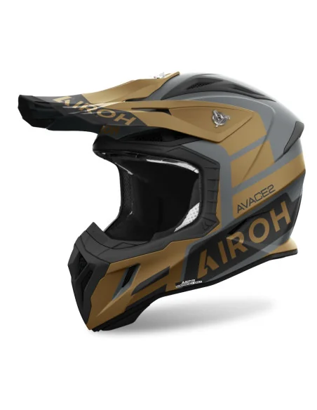 Casco Airoh Aviator Ace 2 Sake Dorado Mate |AV22A35|