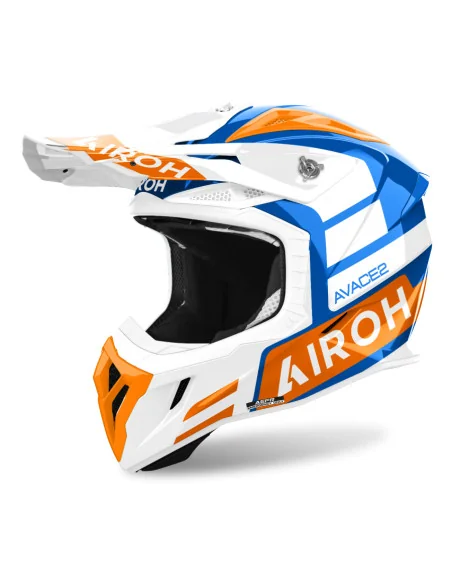 Casco Airoh Aviator Ace 2 Sake Naranja Brillo |AV22A32|
