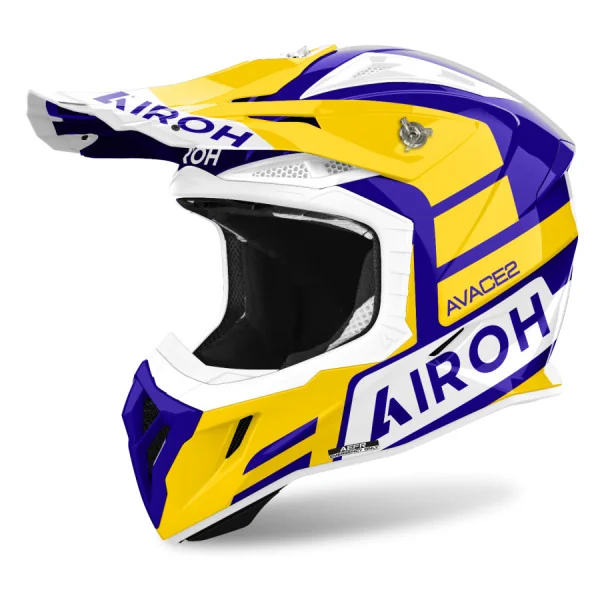Casco Airoh Aviator Ace 2 Sake Amarillo Brillo |AV22A08|